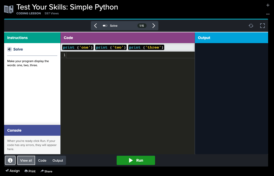 Python Coding – Discovery Education Help Center