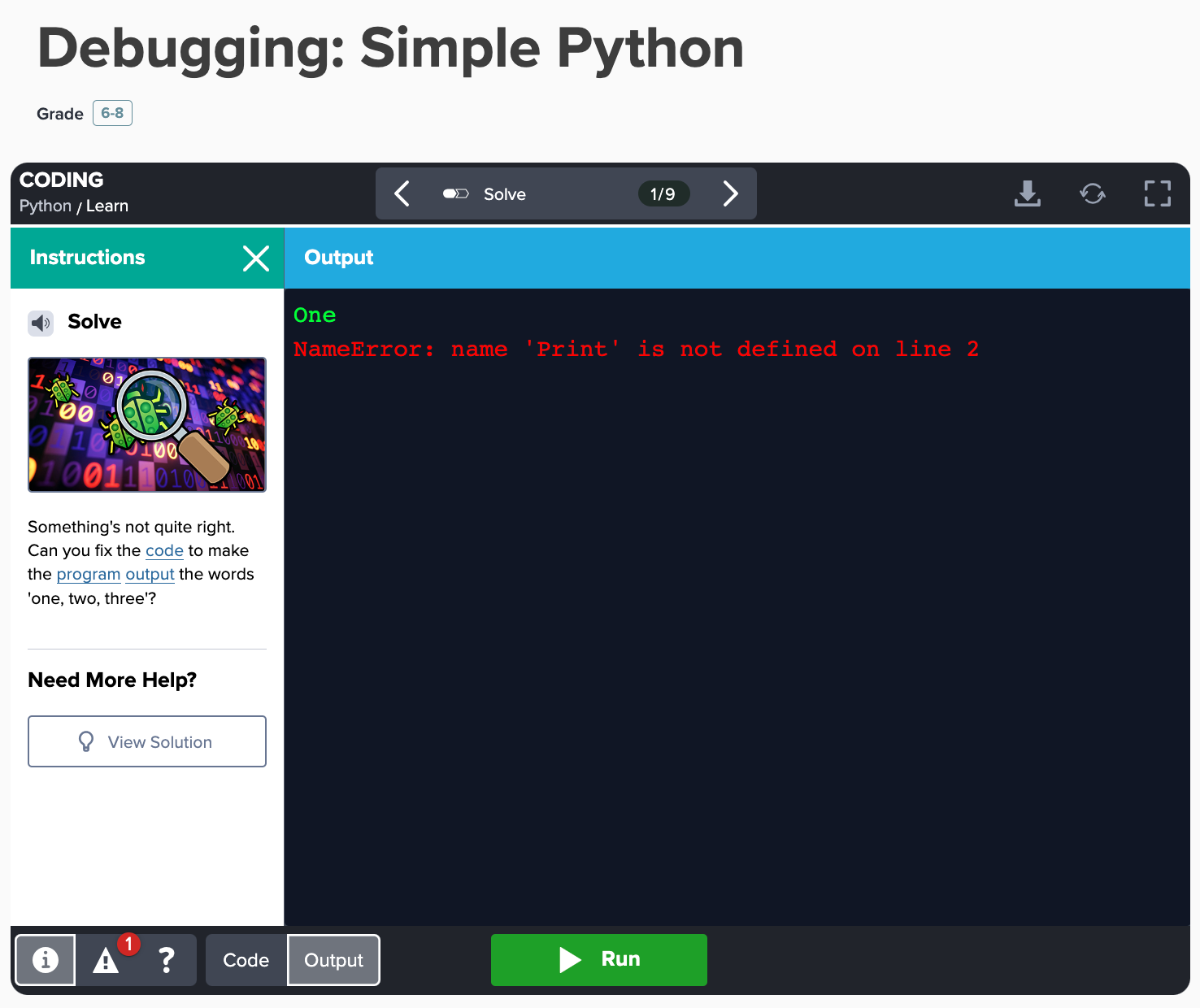 Python Coding – Discovery Education Help Center
