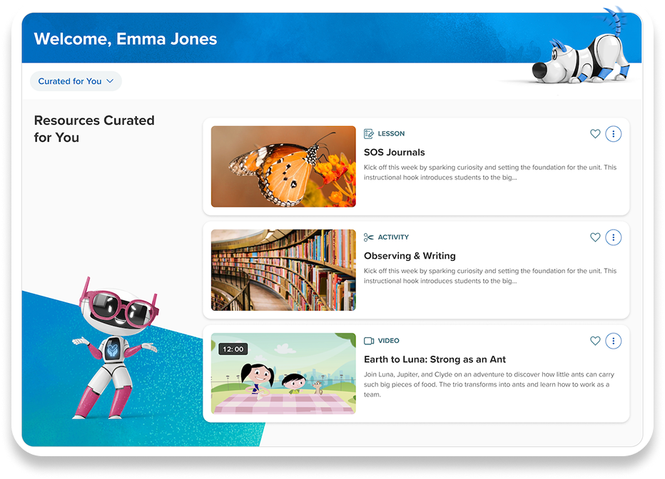 homepage curated for you.png