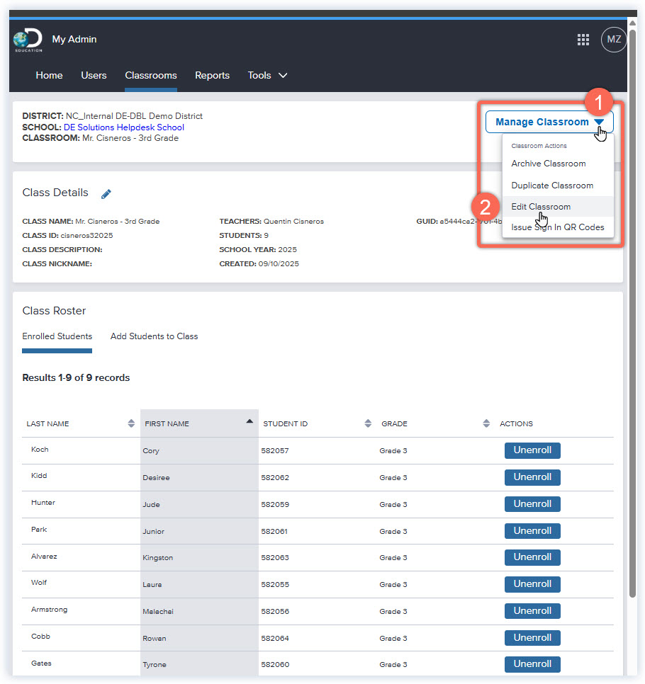 DE_MyAdmin_Site Admin_Classrooms Page_Select Edit Classrooms.jpg