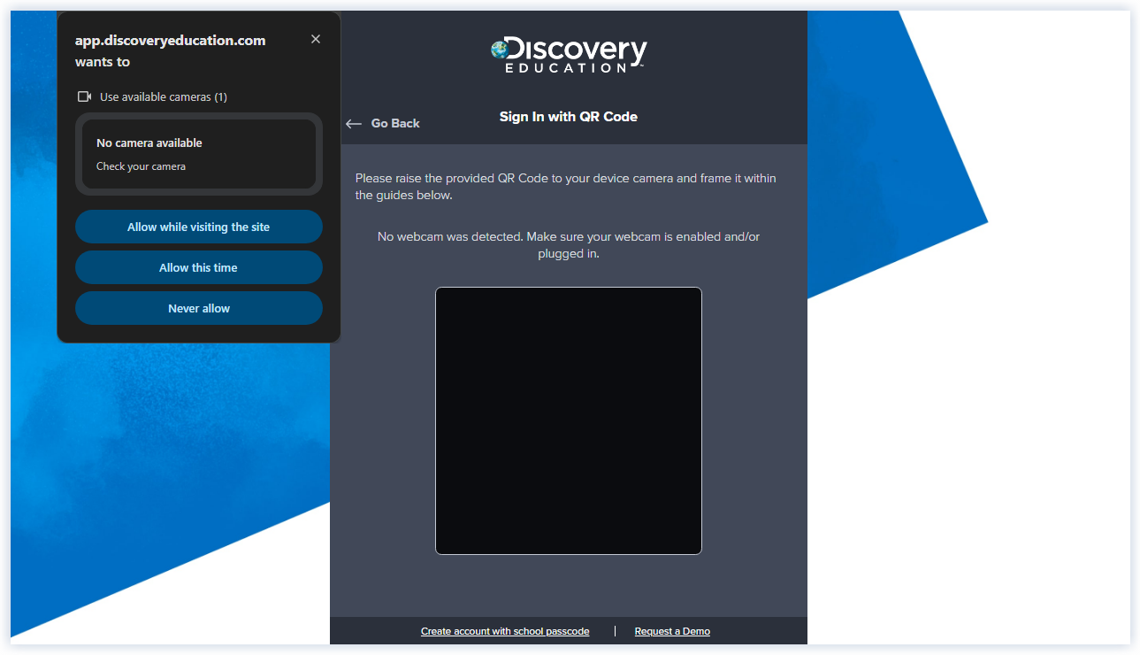 DE_QR Login Page_Allow camera.png