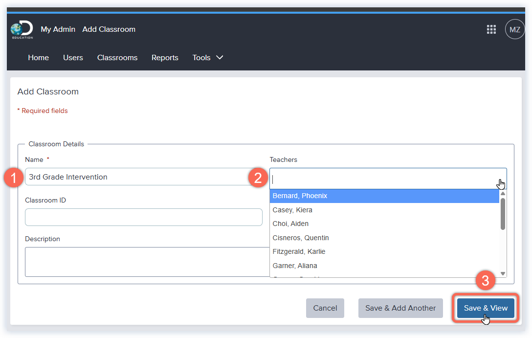 DE_Site Admin_My Admin_Add class name_Zenker.png