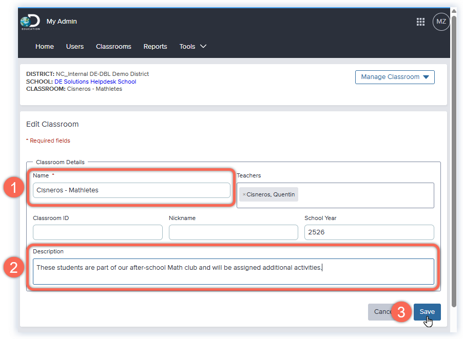 DE_Admin Dashboard_My Admin_Edit Classroom_Cisneros.png