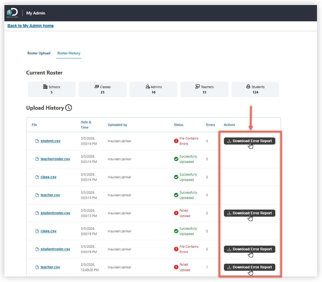 DE_My Admin_Import Tool_Roster History_Download Error Report.png