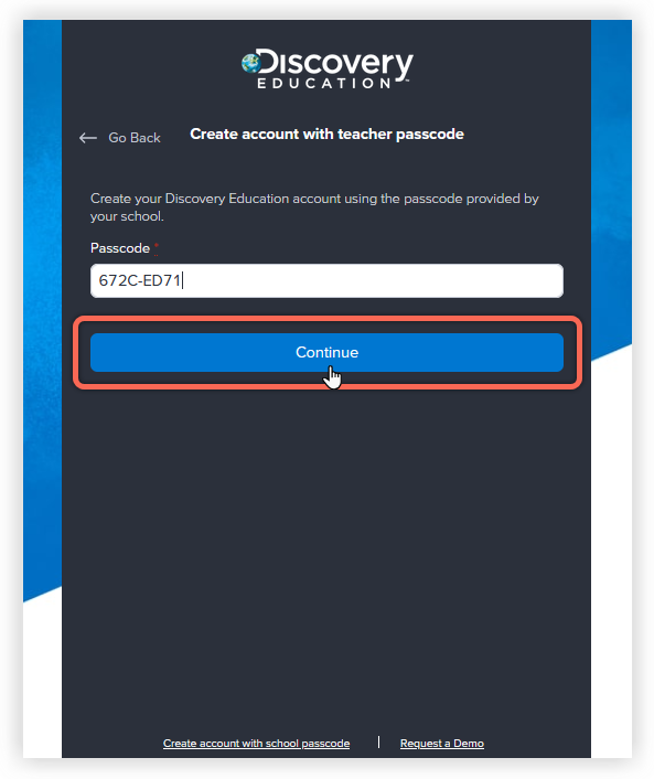 DE_Passcode Account Creation_Enter passcode.png