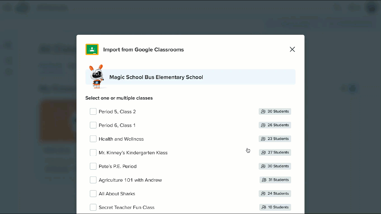 Create Classes and Students with Google SSO – Help Center